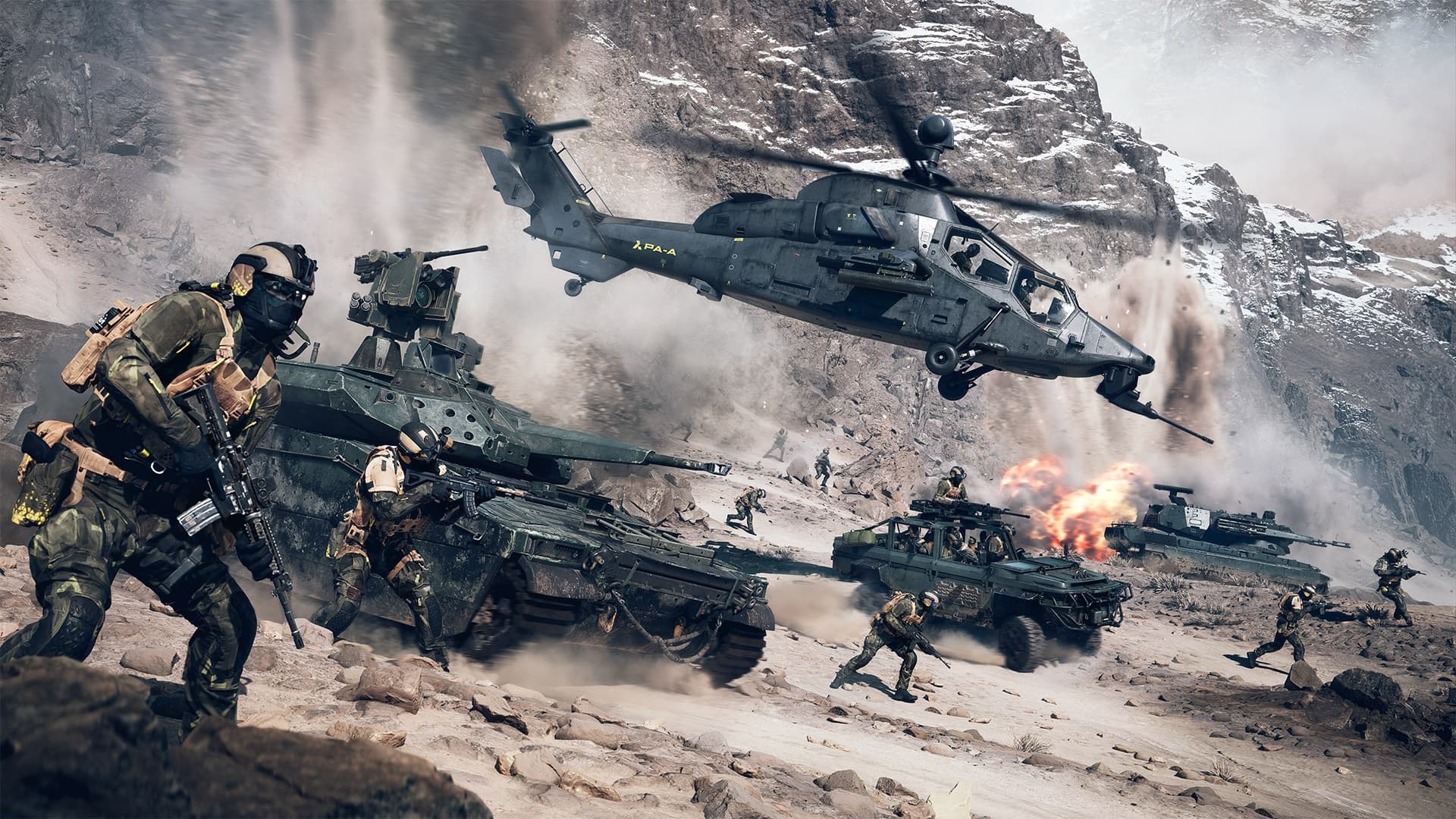 Battlefield 6 warfare promotional art
