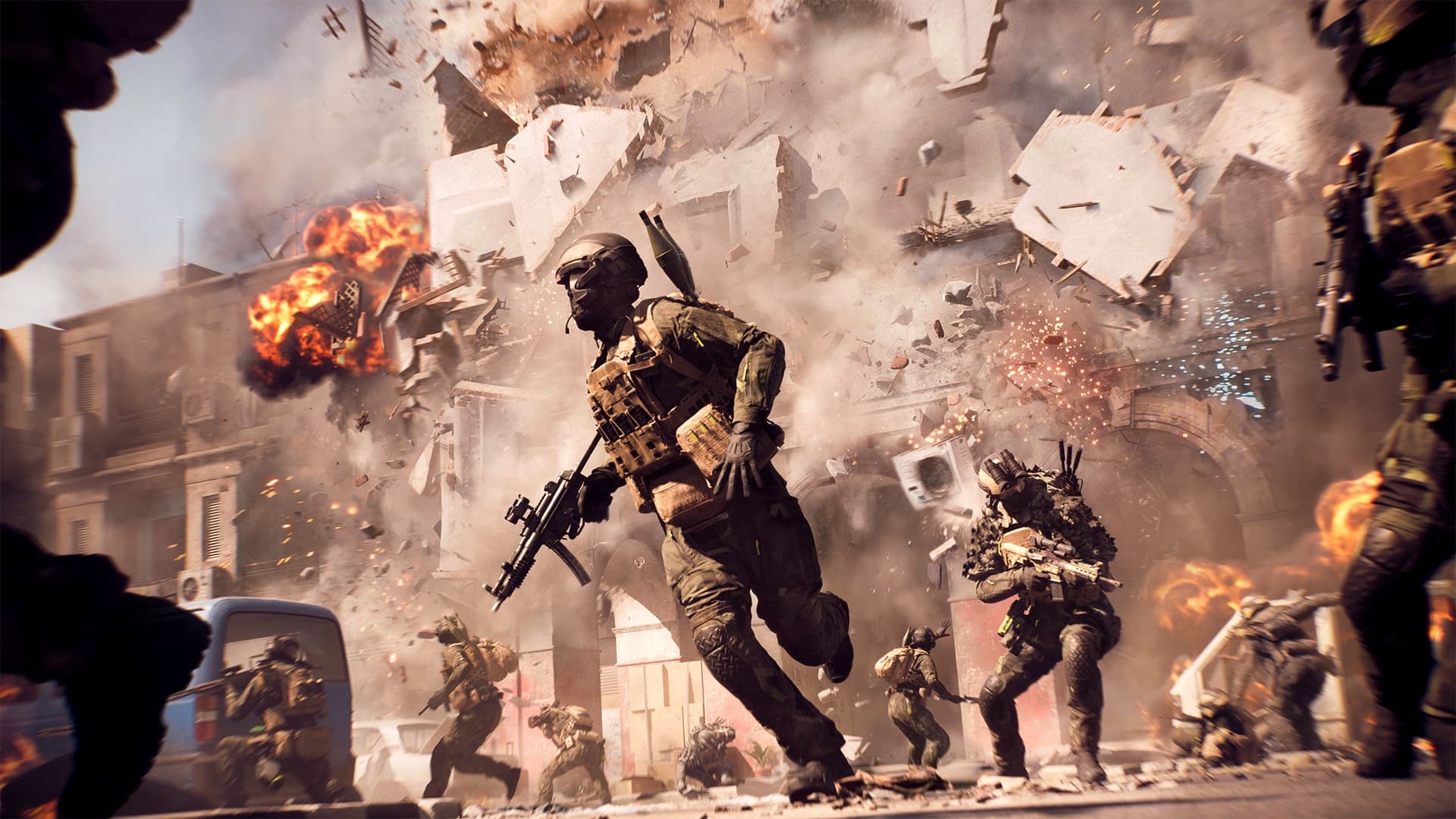 Battlefield 6 tactical destruction promotional art